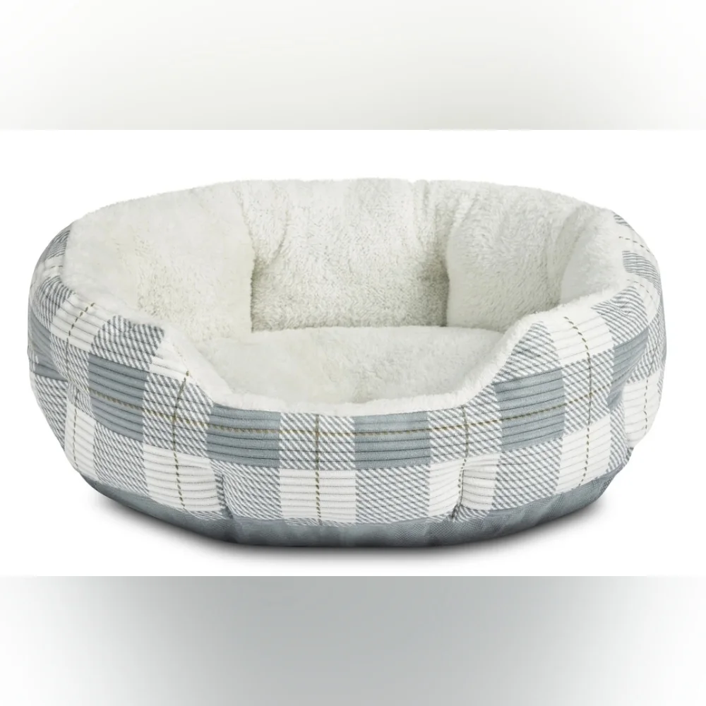 Cozy Plaid Pet Bed